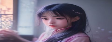 anibk 中文字幕动漫资源页面示意，展示字幕组翻译的当季新番，画面温暖明亮